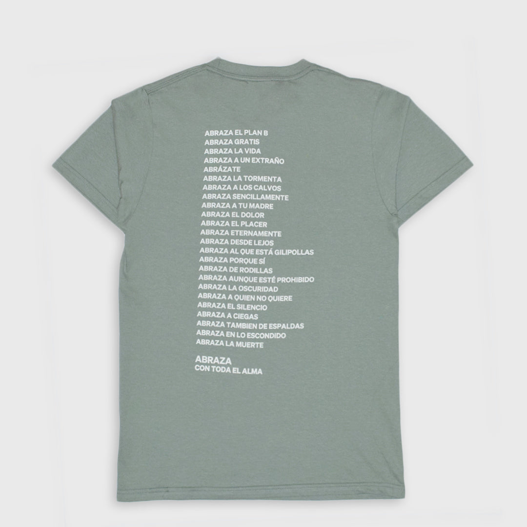 Camiseta EL ABRAZO verde