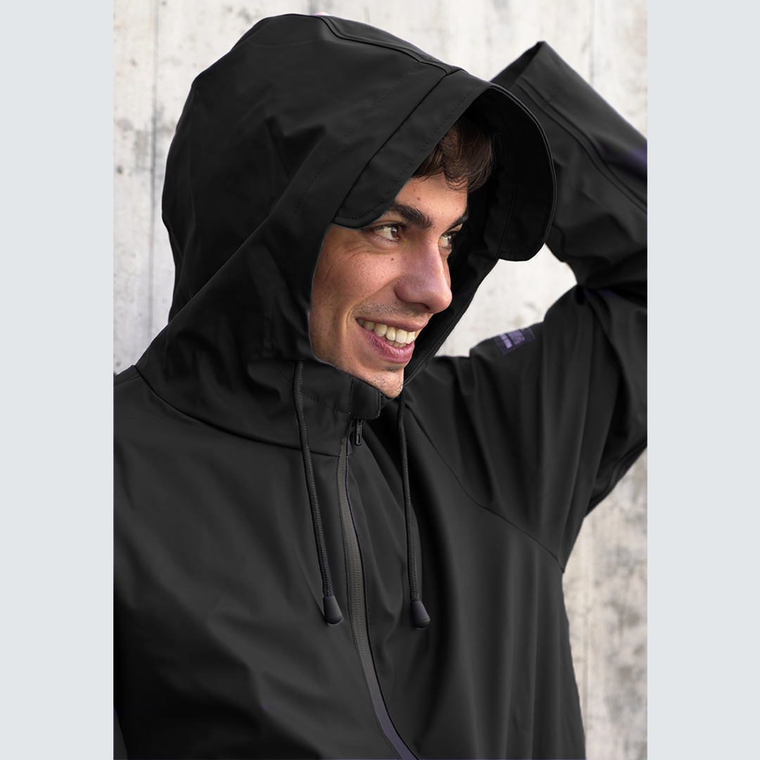 Parka impermeable - "Bello es el Riesgo"