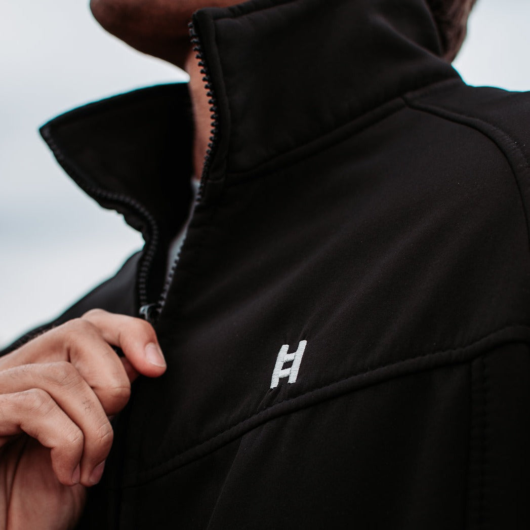 Chaqueta cortavientos Negra