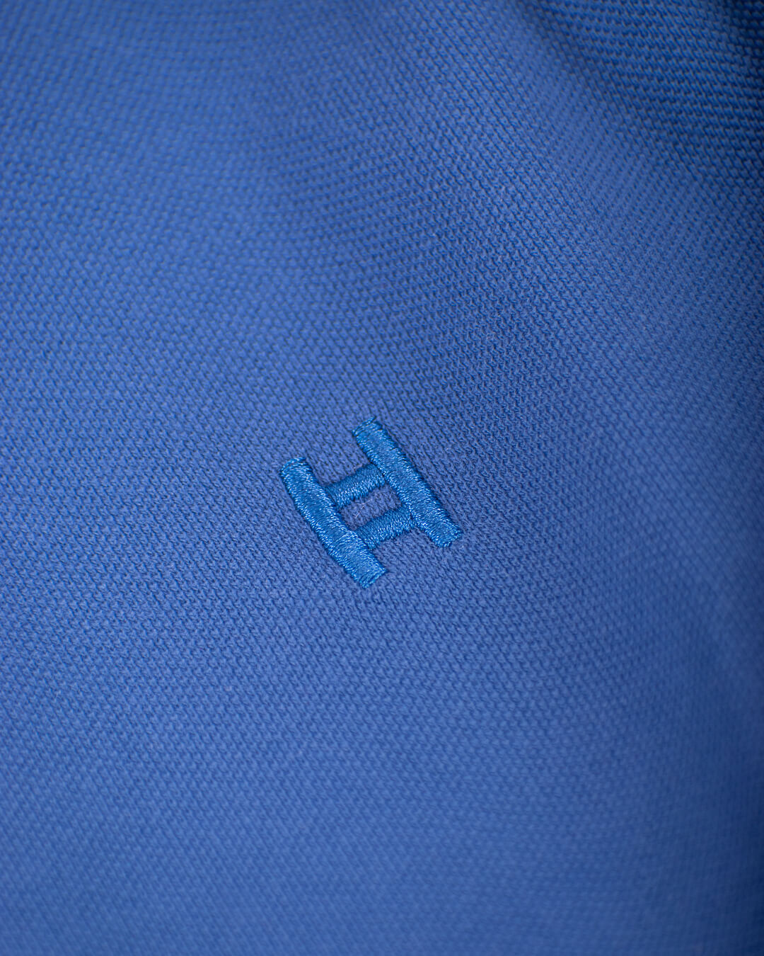 Polera piqué Azul Mahón